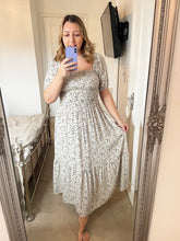 Load image into Gallery viewer, White spotty dress
